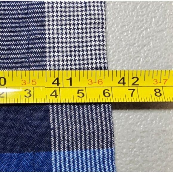 KAVU Womens L Rita Sleeveless V Neck Blue‎ Red Plaid Dress - Picture 12 of 13